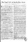 Kentish Weekly Post or Canterbury Journal Wed 29 Mar 1749 Page 1