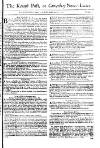 Kentish Weekly Post or Canterbury Journal Sat 08 Apr 1749 Page 1