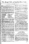 Kentish Weekly Post or Canterbury Journal Wed 03 May 1749 Page 1