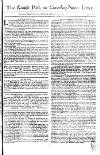 Kentish Weekly Post or Canterbury Journal Wed 10 May 1749 Page 1