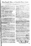 Kentish Weekly Post or Canterbury Journal Sat 03 Jun 1749 Page 1