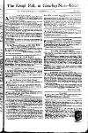 Kentish Weekly Post or Canterbury Journal Sat 10 Jun 1749 Page 1