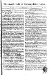 Kentish Weekly Post or Canterbury Journal Sat 17 Jun 1749 Page 1