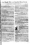 Kentish Weekly Post or Canterbury Journal Wed 06 Sep 1749 Page 1