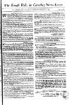 Kentish Weekly Post or Canterbury Journal Sat 23 Sep 1749 Page 1