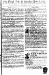 Kentish Weekly Post or Canterbury Journal Wed 01 Nov 1749 Page 1