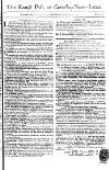 Kentish Weekly Post or Canterbury Journal Wed 08 Nov 1749 Page 1