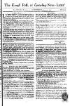 Kentish Weekly Post or Canterbury Journal Wed 29 Nov 1749 Page 1