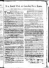 Kentish Weekly Post or Canterbury Journal Sat 23 Dec 1749 Page 1