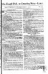 Kentish Weekly Post or Canterbury Journal Wed 21 Mar 1750 Page 1