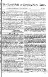 Kentish Weekly Post or Canterbury Journal Wed 04 Apr 1750 Page 1
