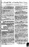 Kentish Weekly Post or Canterbury Journal Sat 21 Apr 1750 Page 1