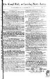 Kentish Weekly Post or Canterbury Journal Sat 05 May 1750 Page 1