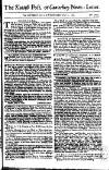 Kentish Weekly Post or Canterbury Journal Wed 11 Jul 1750 Page 1
