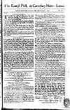Kentish Weekly Post or Canterbury Journal Sat 21 Jul 1750 Page 1