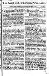 Kentish Weekly Post or Canterbury Journal Wed 10 Oct 1750 Page 1