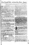 Kentish Weekly Post or Canterbury Journal Wed 02 Jan 1751 Page 1