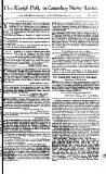 Kentish Weekly Post or Canterbury Journal Wed 27 Feb 1751 Page 1