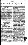 Kentish Weekly Post or Canterbury Journal Wed 03 Apr 1751 Page 1