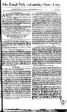 Kentish Weekly Post or Canterbury Journal Wed 14 Aug 1751 Page 1