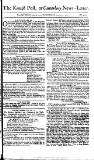 Kentish Weekly Post or Canterbury Journal Wed 28 Aug 1751 Page 1