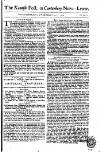 Kentish Weekly Post or Canterbury Journal Wed 08 Jul 1752 Page 1