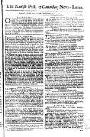 Kentish Weekly Post or Canterbury Journal Wed 22 Jul 1752 Page 1