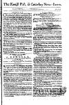Kentish Weekly Post or Canterbury Journal Wednesday 10 January 1753 Page 1