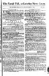 Kentish Weekly Post or Canterbury Journal Wednesday 14 March 1753 Page 1