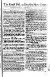 Kentish Weekly Post or Canterbury Journal Saturday 24 March 1753 Page 1