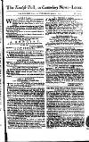 Kentish Weekly Post or Canterbury Journal Wednesday 11 April 1753 Page 1