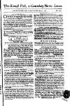Kentish Weekly Post or Canterbury Journal Saturday 21 April 1753 Page 1