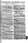 Kentish Weekly Post or Canterbury Journal Wednesday 27 June 1753 Page 1