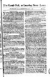 Kentish Weekly Post or Canterbury Journal Wednesday 11 July 1753 Page 1