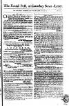 Kentish Weekly Post or Canterbury Journal Wednesday 21 November 1753 Page 1