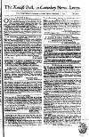 Kentish Weekly Post or Canterbury Journal Saturday 24 November 1753 Page 1