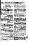 Kentish Weekly Post or Canterbury Journal Wednesday 28 November 1753 Page 1