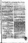 Kentish Weekly Post or Canterbury Journal Wednesday 05 December 1753 Page 1