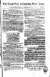 Kentish Weekly Post or Canterbury Journal Saturday 22 December 1753 Page 1