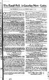 Kentish Weekly Post or Canterbury Journal Saturday 05 January 1754 Page 1