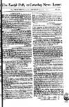 Kentish Weekly Post or Canterbury Journal Saturday 09 February 1754 Page 1