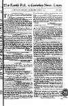 Kentish Weekly Post or Canterbury Journal Saturday 06 April 1754 Page 1