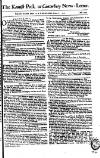 Kentish Weekly Post or Canterbury Journal Wednesday 17 April 1754 Page 1