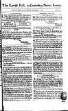 Kentish Weekly Post or Canterbury Journal Wednesday 08 May 1754 Page 1