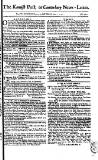 Kentish Weekly Post or Canterbury Journal Saturday 01 June 1754 Page 1