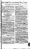 Kentish Weekly Post or Canterbury Journal Saturday 04 October 1755 Page 1
