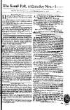 Kentish Weekly Post or Canterbury Journal Saturday 17 January 1756 Page 1
