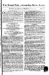 Kentish Weekly Post or Canterbury Journal Saturday 26 February 1757 Page 1
