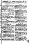 Kentish Weekly Post or Canterbury Journal Wednesday 18 May 1757 Page 1