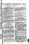 Kentish Weekly Post or Canterbury Journal Saturday 16 July 1757 Page 1